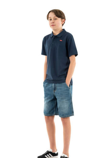 Polos levi's® back neck tape u2e dress blues/ red