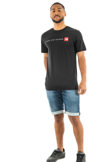 Tee shirt the north face men’s s/s never stop exploring tee jk31 black