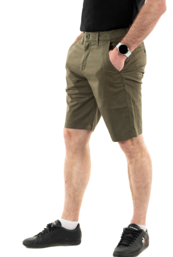 Shorts bermudas Benson & Cherry berlin kaki clair