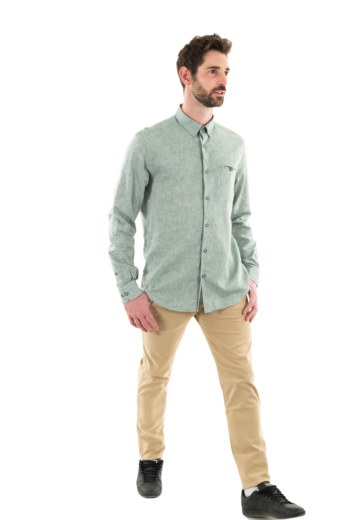 Chemise Benson & Cherry lemar kaki clair