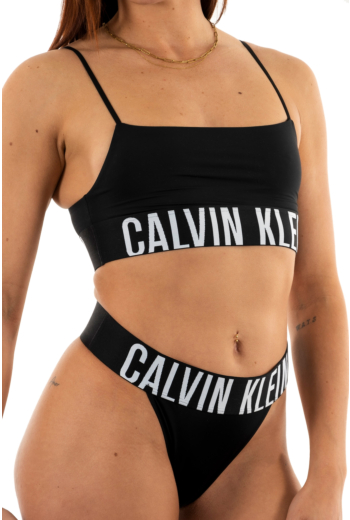 Culottes et strings calvin klein jeans high leg ub1 black