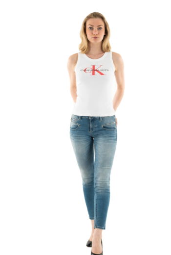 Débardeurs calvin klein jeans archival monologo yaf bright white