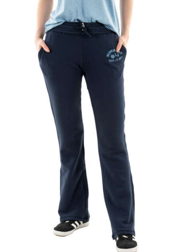 Jogging superdry essential lr flare zrn richest navy