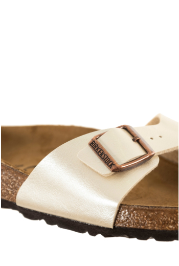 Sandales - nu-pieds birkenstock madrid bf regular graceful pearl white