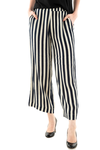 Pantalons ichi marrakech 202929 total eclipse stripe aop