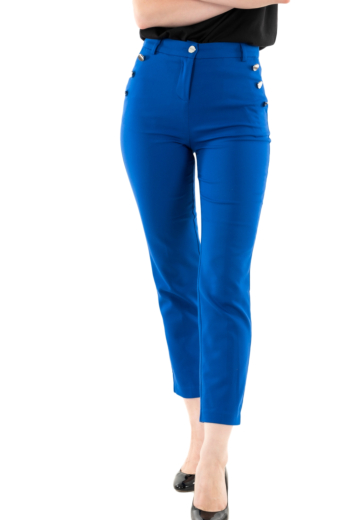 Pantalons morgan 241-praty.f bleu electrique