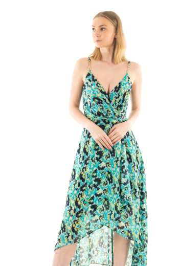 Robe morgan 241-reuilla vert