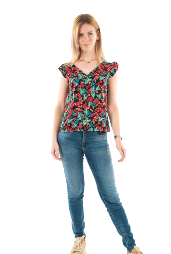 Tee shirt only paula black