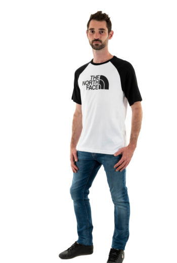 Tee shirt the north face raglan easy fn41 white