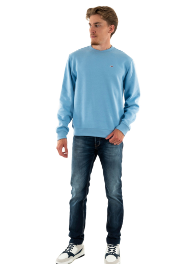 Sweat tommy jeans reg s flag c15 westside blue