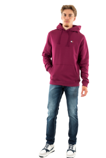 Sweat tommy jeans reg badge vvk valley grape