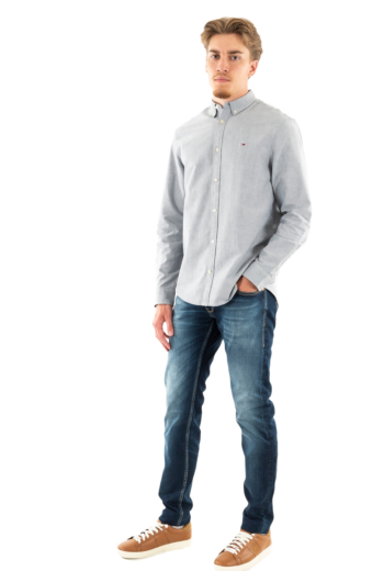 Chemise tommy jeans entry reg oxford c1g dark night navy