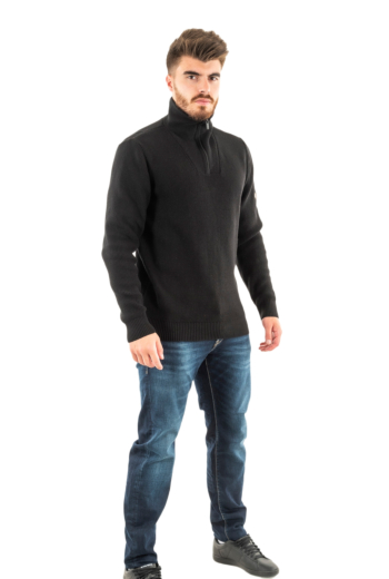 Pull hiver Benson & Cherry fanion noir