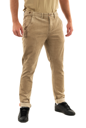 Pantalons Benson & Cherry signature beige