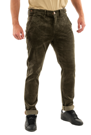 Pantalons Benson & Cherry signature kaki