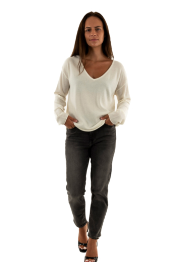 Pull leger grace & mila nao_22712 ecru