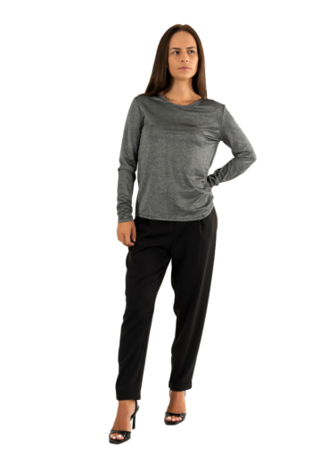 Tee shirt manches longues sun valley polesk 9999 noir