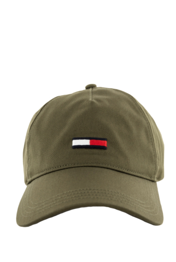 Casquettes tommy jeans elongated flag m00 deep woods