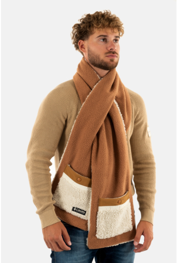 Echarpe columbia helvetia 224 camel brown, da