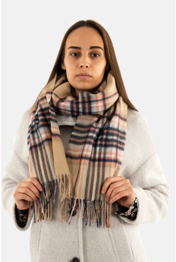 Echarpe barbour lonnen br12 white pepper