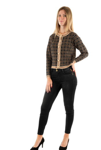 Gilets cardigans yes zee m077 bj00 2801 variante nera