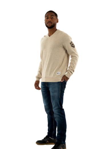 Pull hiver freeman t. porter edgar conwy co27 f809 beige melange