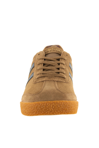 Baskets basses gola harrier xe2 tobacco/navy/burgundy