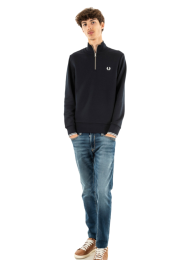 Sweat fred perry half zip 608 navy