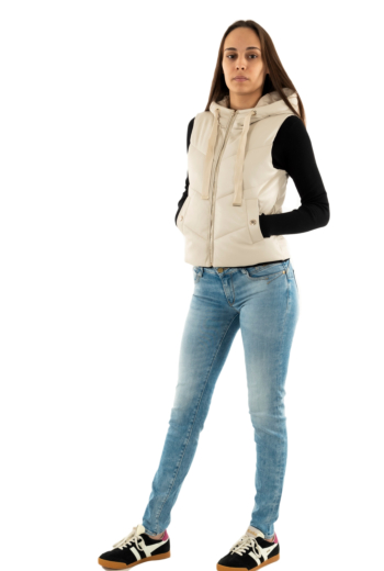 Gilets sans manche morgan 232-gsolo ivoire