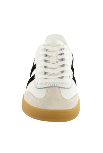 Baskets basses gola viper leather white/black/gum