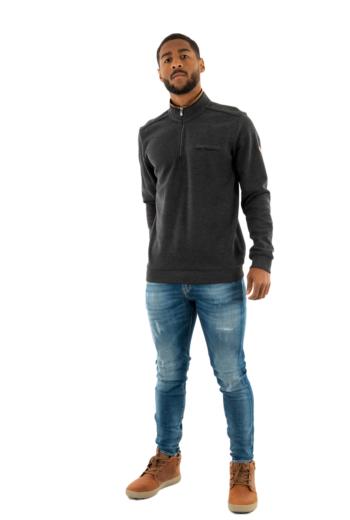 Pull hiver Benson & Cherry melo anthra