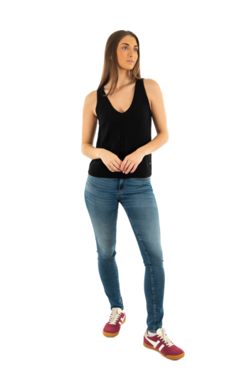 Debardeurs freeman t. porter daria pointelle pc55 12 black