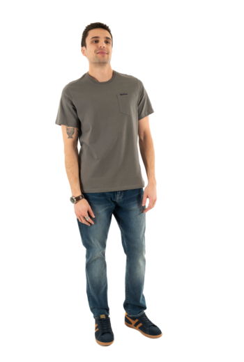 Tee shirt barbour langdon pocket t-shirt gy11 gunmetal