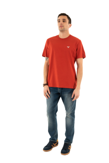 Tee shirt barbour mts0331 re25 red spice