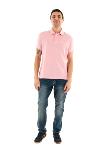 Polos barbour lightweight sports polo shirt pi51 pink