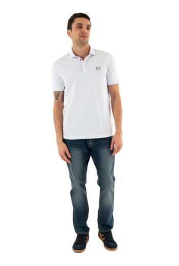 Polos armani exchange 8nzf91 1100 white