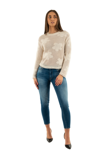 Pull leger morgan 251-mringa ivoire