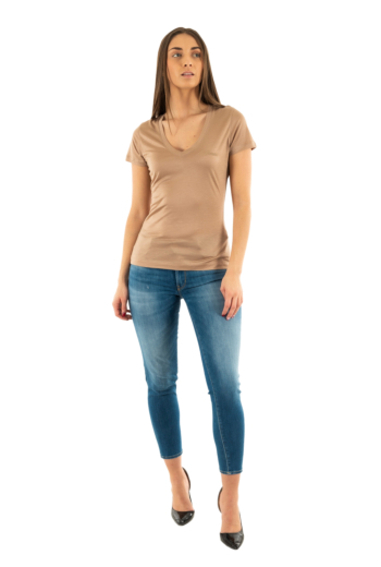 Tee shirt guess jeans w5gp31 g1dq wet sand