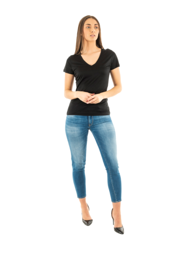 Tee shirt guess jeans w5gp31 jblk jet black a996