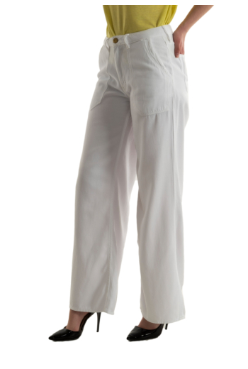 Pantalons Le Temps Des Cerises victoria 1001 white