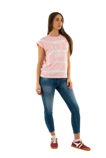 Tee shirt Le Temps Des Cerises dave 5322 nude pink