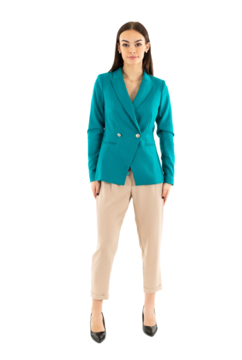 Blousons et vestes morgan 251-vopya.f bleu turquoise