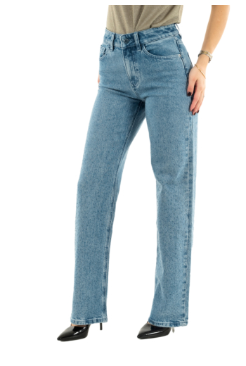 Jeans salsa jean droit true avec strass 852