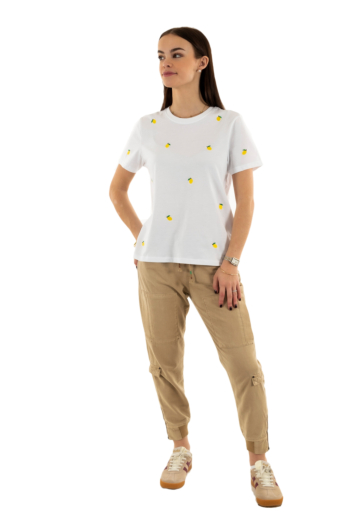 Tee shirt only ketty bright white lemon