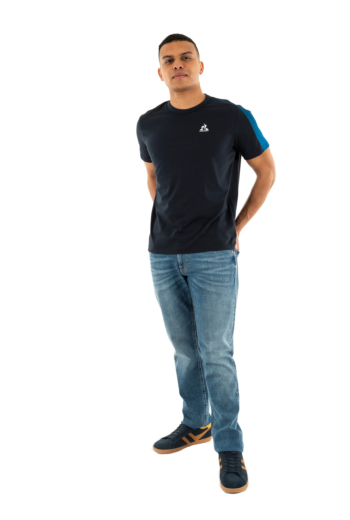 Tee shirt le coq sportif heritage n°2 m sky captain