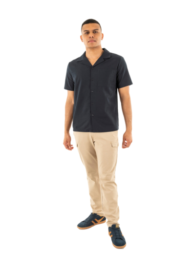 Chemise manches courtes Le Temps Des Cerises casia 3305 peacoat