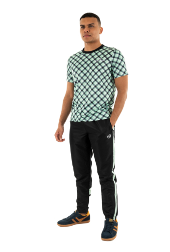 Tee shirt sergio tacchini tartan 2007-blk/beg
