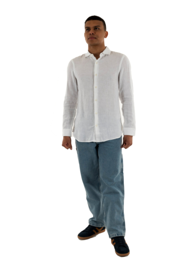 Chemise superdry vacation l/s linen 01c optic
