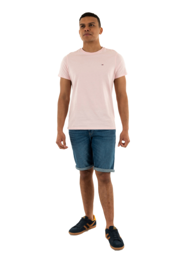 Tee shirt tommy jeans dm0dm04411 th3 precious pink