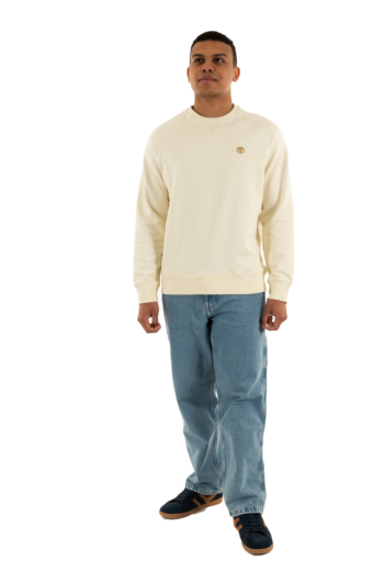 Sweat timberland e-r basic regular crew v041 white smoke